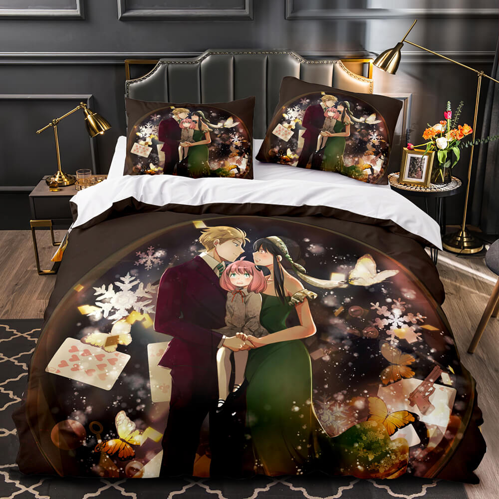 Anime SPY×FAMILY Bedding Set Kids Quilt Cover Without Filler (Online Order Only)