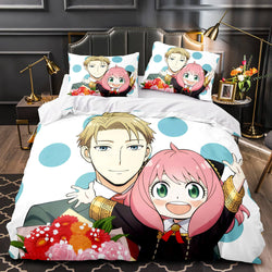 Anime SPY×FAMILY Bedding Set Kids Quilt Cover Without Filler (Online Order Only)