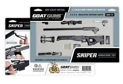 GoatGuns 1/4 Scale Die Cast Sniper Rifle Model Black SR-BLACK (ONLINE ORDER ONLY)