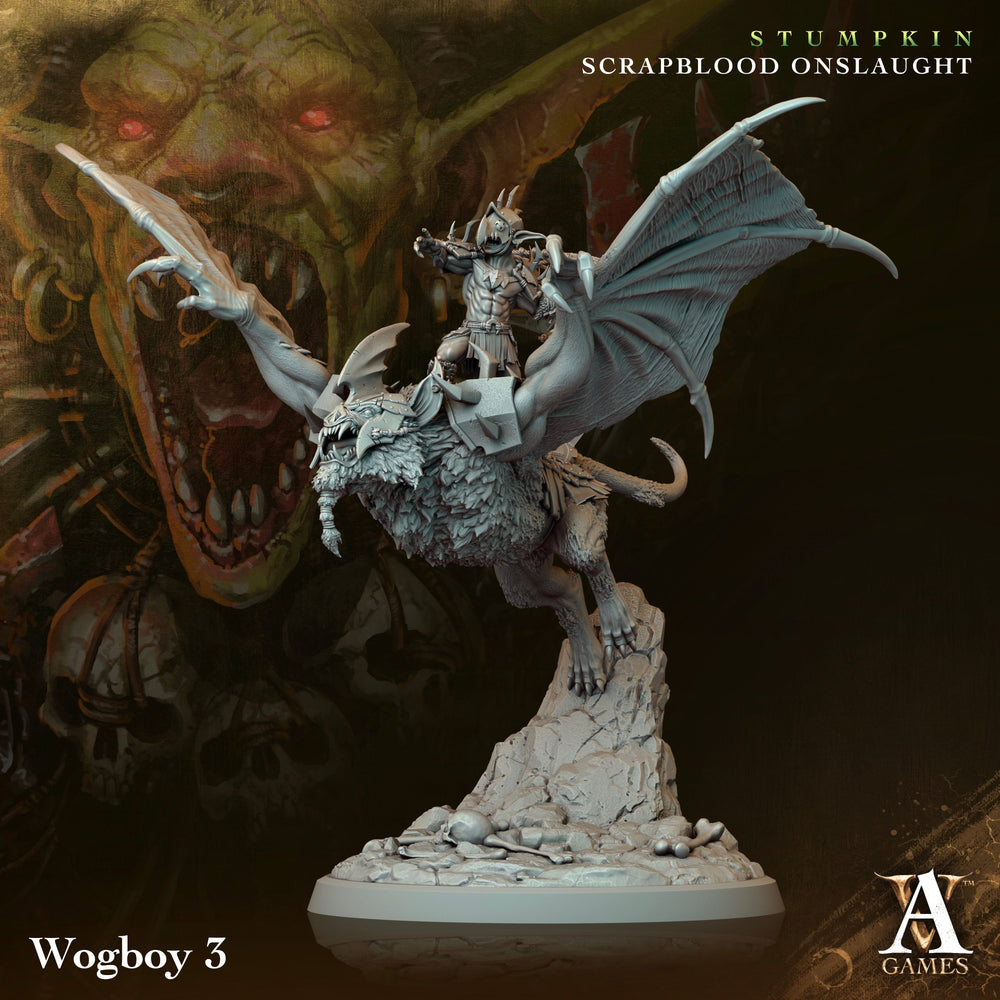 3D Printed Archvillain Games Wogboys Stumpkin Scrapblood Onslaught 28 32mm D&D (Online Only)
