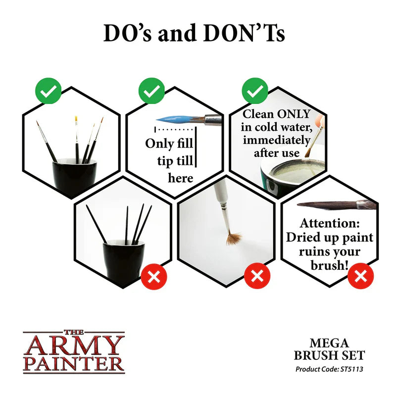Army Painter Tools: Mega Brush Set