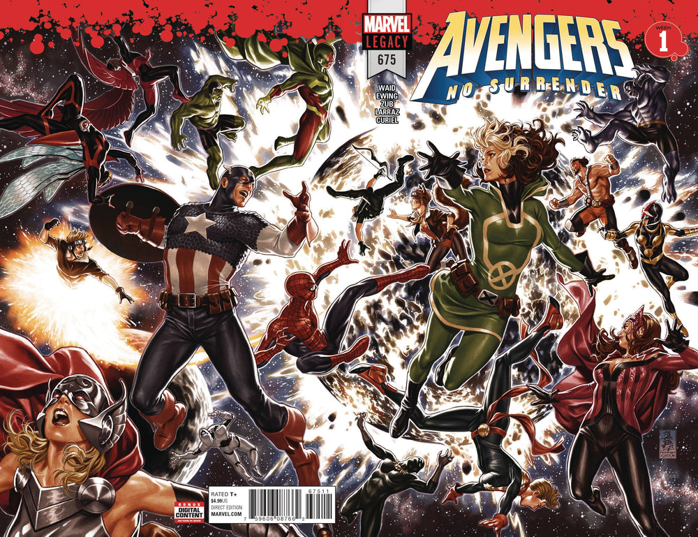 AVENGERS LH #675 LEG 1/10/2018 3D LENTICULAR wraparound (ONLINE ORDER ONLY)
