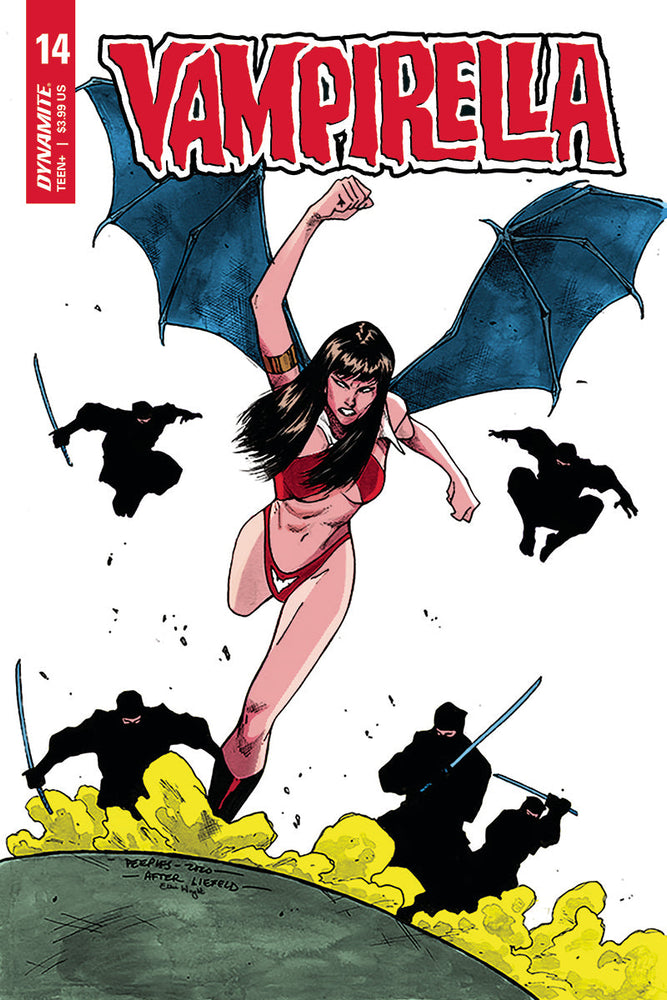 Vampirella #14 1:7 Brent Peeples Homage Variant (10/14/2020) Dynamite (ONLINE ORDER ONLY)