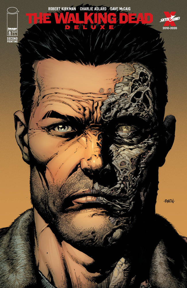 Walking Dead Dlx #6 2nd Print David Finch Headshot Variant (Mr) (02/24/2021) Image (ONLINE ORDER ONLY)