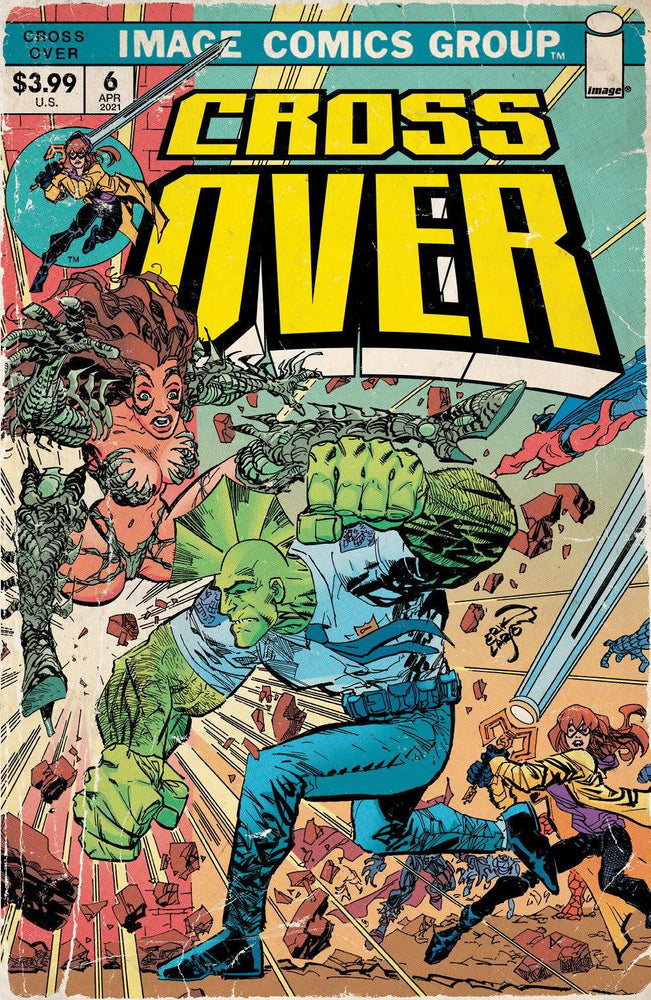 Crossover #6 Erik Larsen Savage Dragon Witchblade Variant (04/28/2021) Image (ONLINE ORDER ONLY)