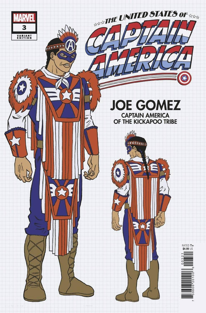 The United States Of Captain America Vol. 1 #3 Cutler Design Var (Online Order Only)