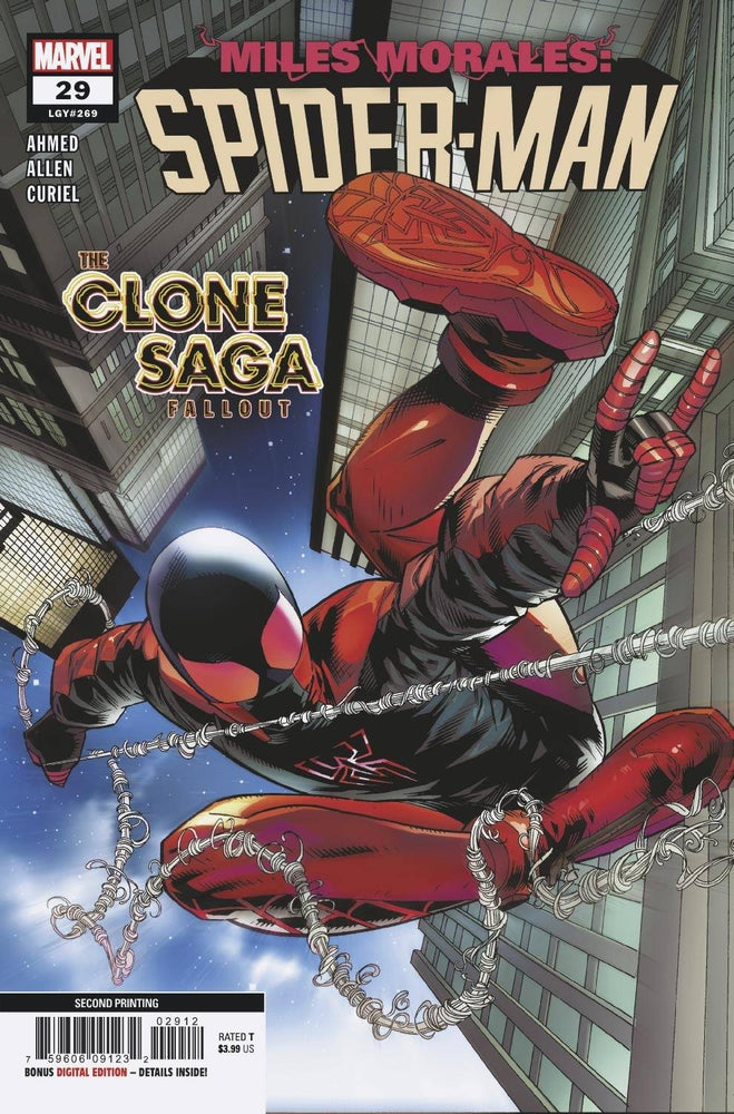 Miles Morales Spider-Man #29 2nd Print Taurin Clarke Variant (09/22/2021) Marvel (ONLINE ORDER ONLY)