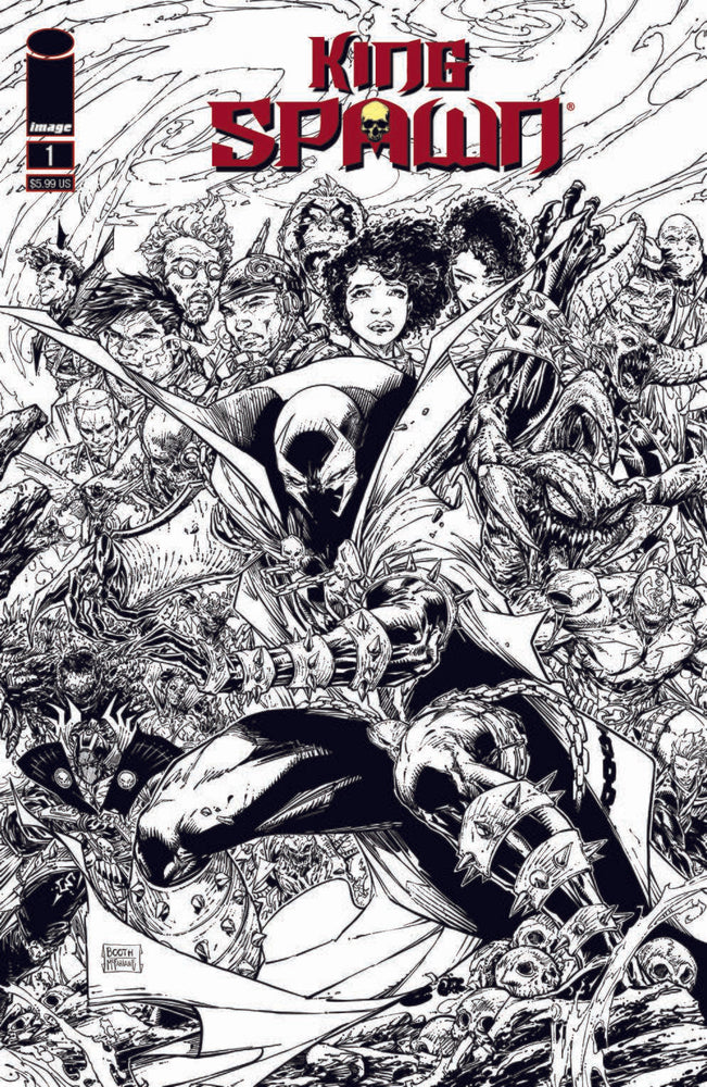 King Spawn #1 2nd Print Brett Booth Variant (10/20/2021) Image (ONLINE ORDER ONLY)