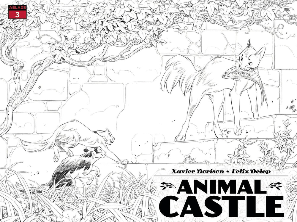 Animal Castle #3 B Delep Miss B Wraparound (Mr) (02/16/2022) Ablaze (ONLINE ORDER ONLY)