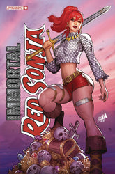 [SIGNED by David Nakayama] IMMORTAL RED SONJA #1 DAVID NAKAYAMA EXCLUSIVE FOIL STAMPED LOGO VAR (11/30/2022) (ONLINE ORDER ONLY)