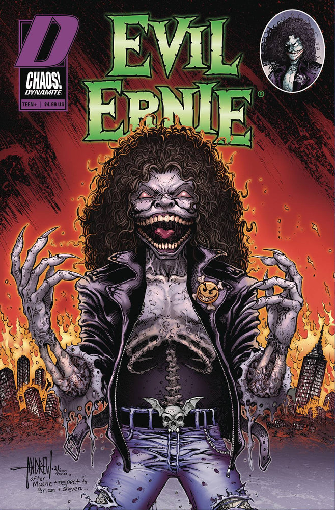 Evil Ernie #3 H Andrew Magnum Homage FOC Bonus Variant (02/09/2022) Dynamite (ONLINE ORDER ONLY)