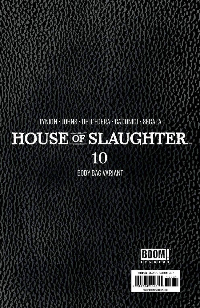 House Of Slaughter #10 C James Harren Bodybag Variant (10/26/2022) Boom (ONLINE ORDER ONLY)