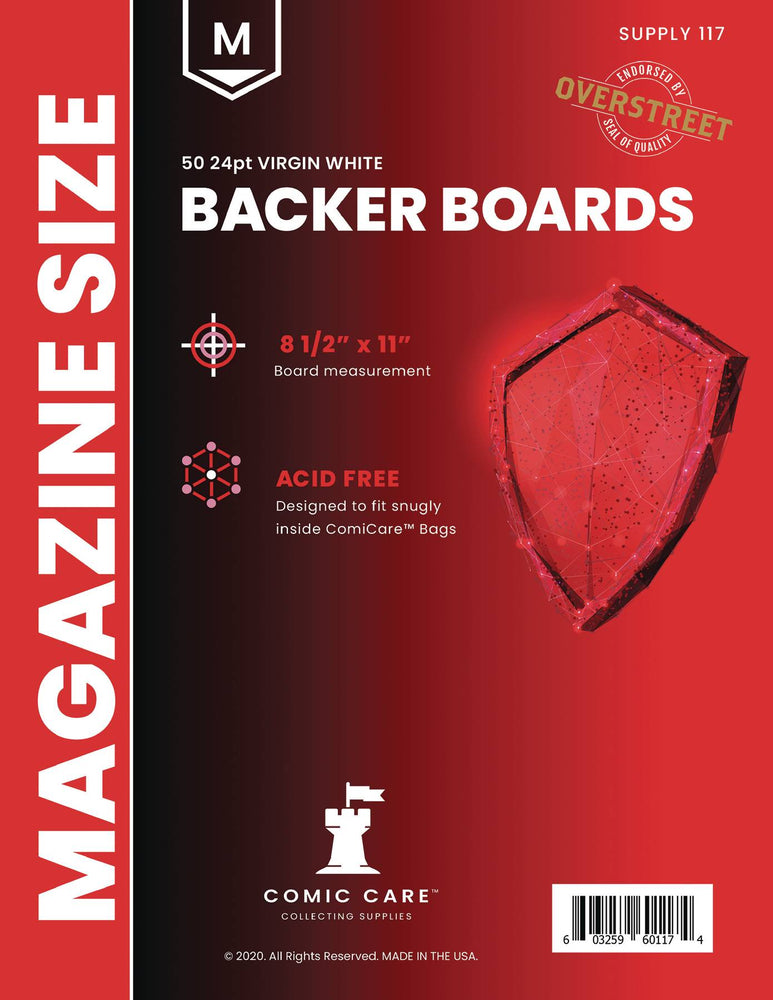 Backer Boards: Magazine Size (Pack Of 50) (Online Order Only)