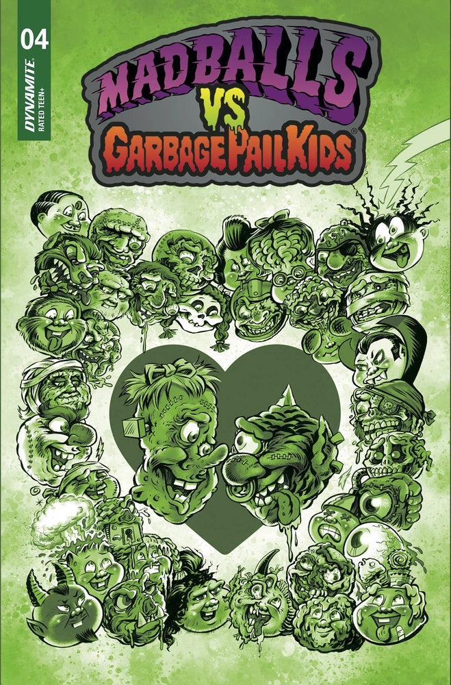 Madballs Vs Garbage Pail Kids #4 K 1:10 Jason Crosby Slime Green FOC Variant (10/19/2022) Dynamite (ONLINE ORDER ONLY)