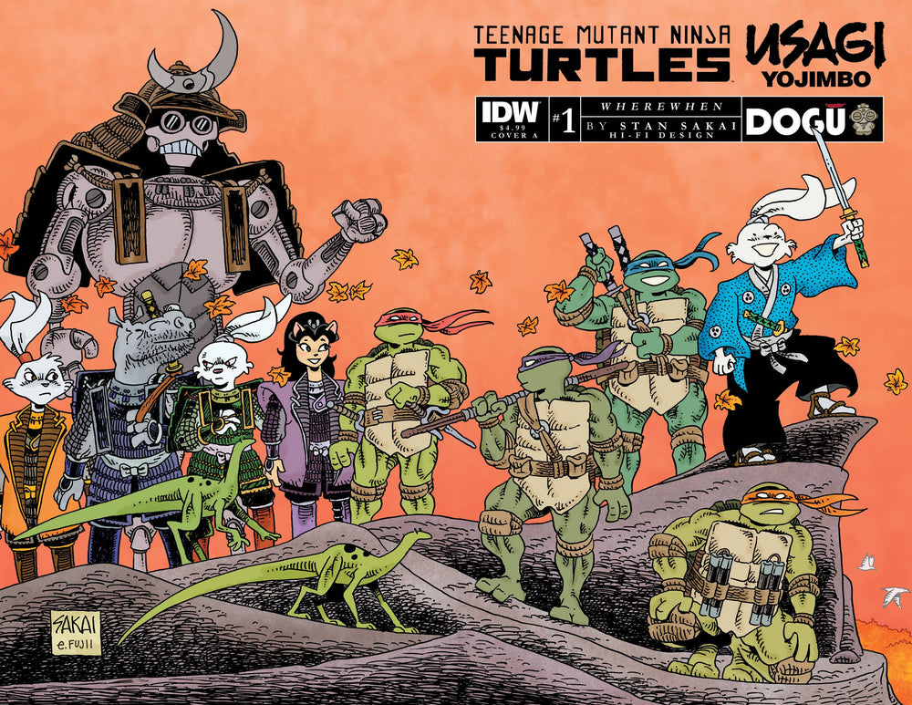 Teenage Mutant Ninja Turtles TMNT Usagi Yojimbo Wherewhen #1 A Sakai (04/12/2023) IDW (ONLINE ORDER ONLY)