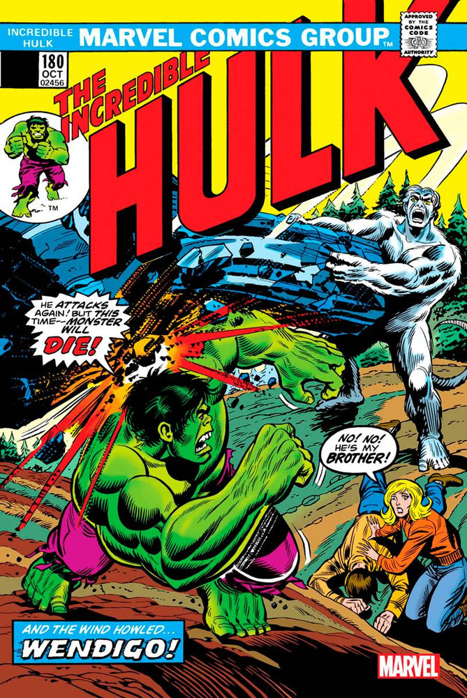 Incredible Hulk #180 Facsimile Edition New Ptg 1st Cameo Wolverine (07/05/2023) Marvel (ONLINE ORDER ONLY)