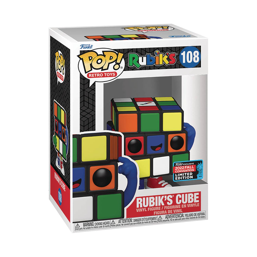 Retro Toy Rubik's Cube Funko Pop! Vinyl Figure 108 (ONLINE ORDER ONLY)