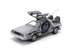 Back to the Future die-cast 1:24 scale 40th Anniversary "Hollywood Rides" light-up DeLorean Time Machine (ONLINE ORDER ONLY)