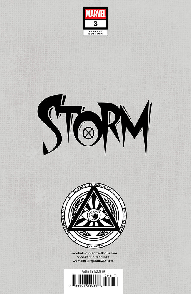 Storm #3 Unknown Comics Mateus Manhanini Exclusive Virgin Var (12/11/2024) (ONLINE ORDER ONLY)