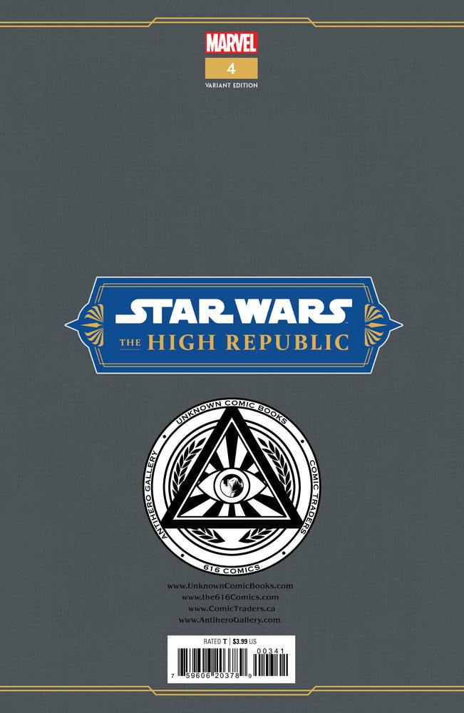 Star Wars: The High Republic #4 Unknown Comics Tyler Kirkham Exclusive Var (01/11/2023)