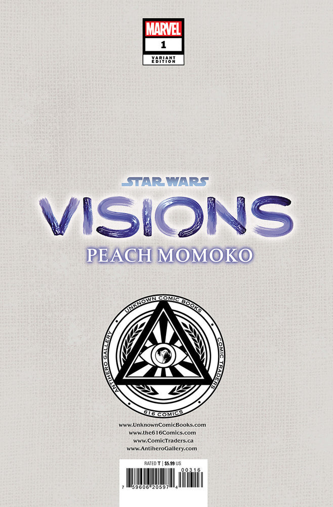 Star Wars: Visions - Peach Momoko #1 Unknown Comics Rickie Yagawa Exclusive Virgin Var (11/15/2023) (ONLINE ORDER ONLY)