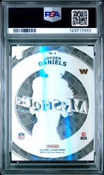 Graded 2024 Panini Illusions Jayden Daniels #4 Mystique Rainbow Rookie RC Football Card PSA 10 Gem Mint