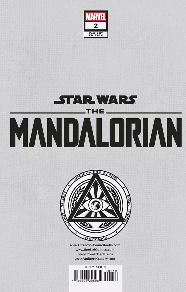 [Signed by Tyler Kirkham] STAR WARS: THE MANDALORIAN SEASON 2 #2 UNKNOWN COMICS TYLER KIRKHAM EXCLUSIVE VIRGIN VAR [IN STOCK] (ONLINE ORDER ONLY)