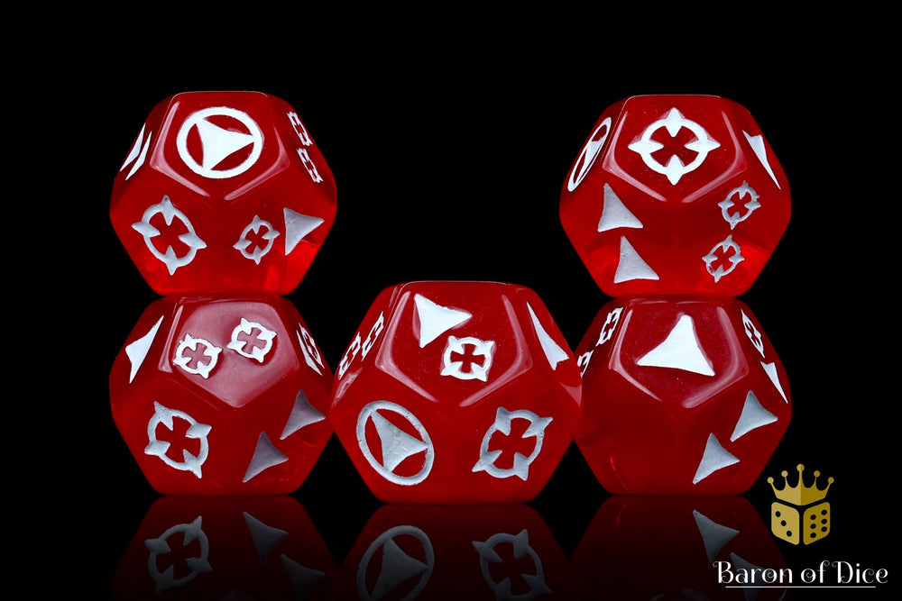 Galactic RPG, Challenge (RED) Premium Die (ONLINE ORDER ONLY)