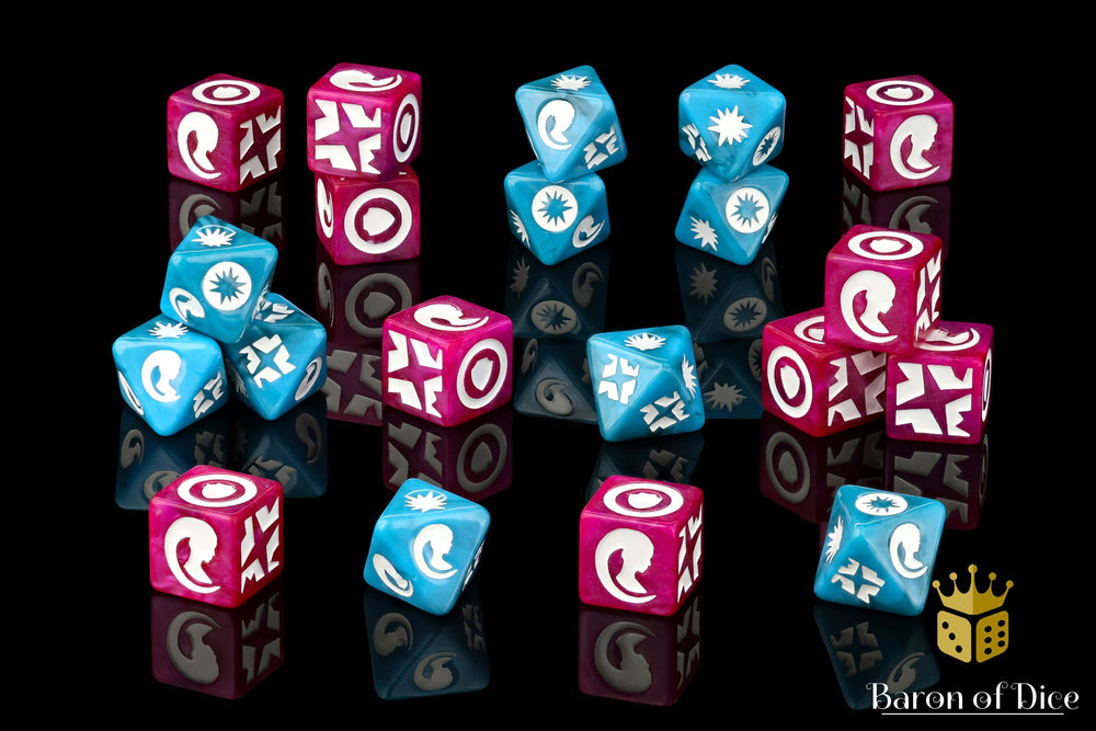Alien Head Galactic Skirmish Dice - Set of 20 (ONLINE ORDER ONLY)