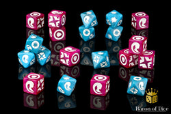 Alien Head Galactic Skirmish Dice - Set of 20 (ONLINE ORDER ONLY)