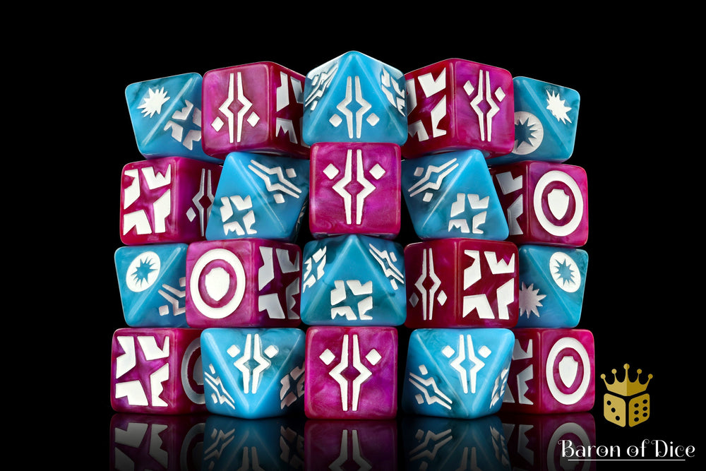 Alien Icon Galactic Skirmish Dice - Set of 20 (ONLINE ORDER ONLY)