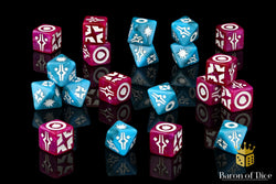 Alien Icon Galactic Skirmish Dice - Set of 20 (ONLINE ORDER ONLY)