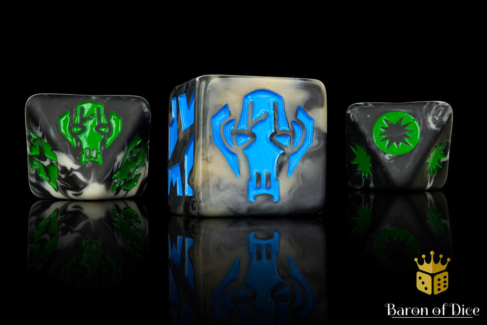 Droid General (Dark) Galactic Skirmish Dice - Set of 20 (ONLINE ORDER ONLY)