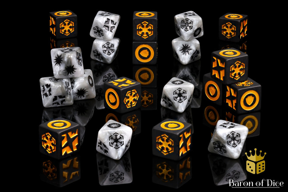 Galactic Credit Galactic Skirmish Dice - Set of 20 (ONLINE ORDER ONLY)