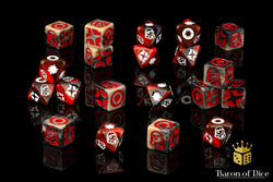Trooper (Red) Galactic Skirmish Dice - Set of 20 (ONLINE ORDER ONLY)