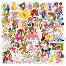 10/50Pcs Anime Cartoon Girl Paper Sticker Stationery DIY Scrapbook Decor Graffiti Stickers for Laptop Skardboard Car Bike (Online Order Only)