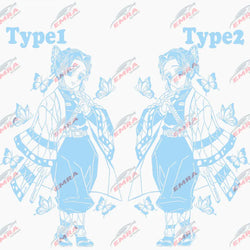 Anime Stickers Ghost Squad Girl For Car Sticker Decoration Door Hood Die Cutting Cartoon External Accessories Vinyl Decals (ONLINE ORDER ONLY)