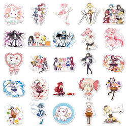 10/30/50PCS Puella Magi Madoka Magica Stickers Magic Girl Animation Decals Fridge Luggage Laptop Phone Guitar Sticker Kids Toys (ONLINE ORDER ONLY)