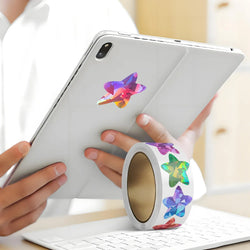 100-500pcs Color Holographic Star Stickers Birthday Wedding Gift Party Decor Seals Label Envelope Baking Labels Sticker (Online Order Only)