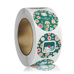 100-500pcs Cute Animal Label Stickers For Envelope Student Work Stationery Gift Decor Seal Lable Children's Scrapbook Stickers (ONLINE ORDER ONLY)