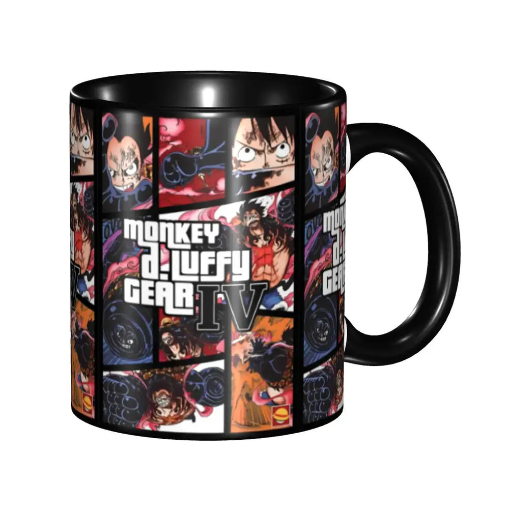 Kid's Luffy One Piece Mug: Cartoon Anime Water Cup Gift (ONLINE ORDER ONLY)