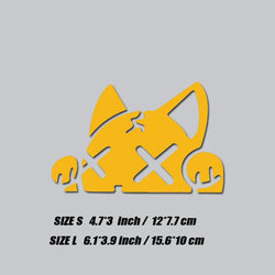 CUTE CAT DECAL,CARTOON CAT stickers,creative&funny decal with high quality for car trucks motorcycles &laptops (ONLINE ORDER ONLY)