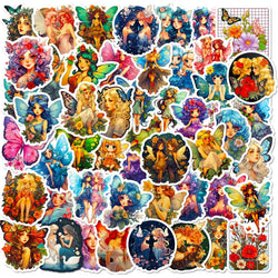 Butterfly Fairy Stickers for Scrapbook, Suitcase, Water Bottle, Phone, Laptop - 10/25/50pcs (Online Order Only)