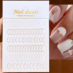 1PC Heart Love Design 3D Nail Art Sticker English Letter Self-Adhesive Slider Valentine's Day DIY Manicure Tips Accessories Tool (ONLINE ORDER ONLY)