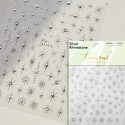 Black White Christmas Tree Snowflake Bowknot Snowman Socks Star Santa Hat Deer Rhinestone Winter Nail Art Sticker Manicure Decal (Online Order Only)