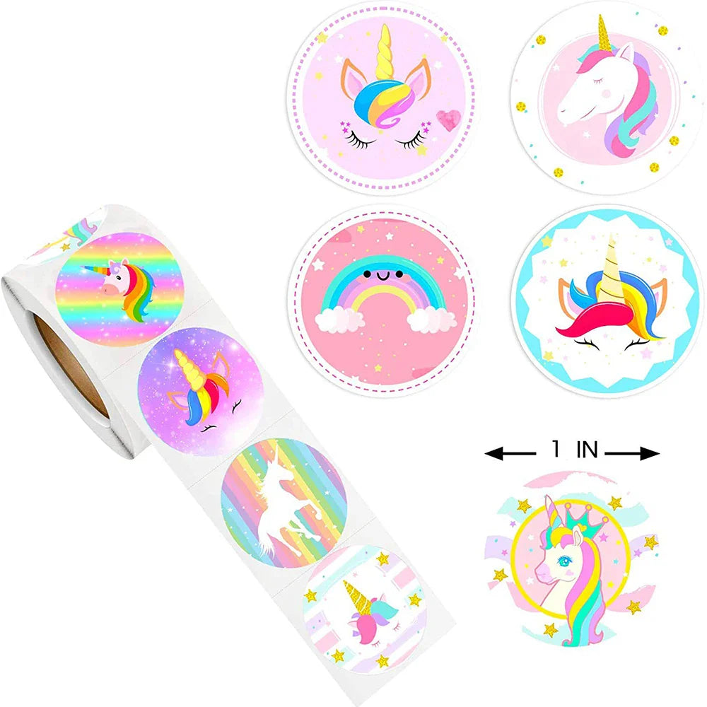 100-500PCS Cartoon Reward Sticker 8 Style Pattern Toys Label School Teacher Reward Stickers Animals Cartoon Scrapbook Decoration (Online Order Only)