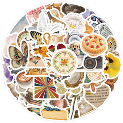 Retro Cartoon Stickers Vintage Style Decals for Laptop, Phone, Suitcase - 10/30/50pcs (ONLINE ORDER ONLY)