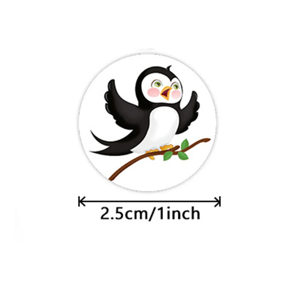 100-500pcs Cartoon Cute Sticker Children Reward Encouragement Sticker Birthday/holiday Party Gift Packaging Sealing Decor Lables (Online Order Only)