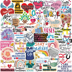 52pcs Cute Cartoon Vinyl Stickers Pack for Laptop, Phone, Luggage, Guitar, Diary - Waterproof Decals (Online Order Only)