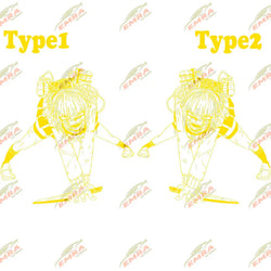 Anime Car Sticker Large Stickers External Accessories Assassin For Door Hood Decoration Style Spirit Styling PVC Vinyl Decal (ONLINE ORDER ONLY)